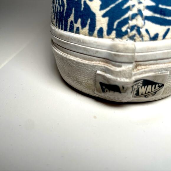 Vans Sneakers Tennis Shoes Blue White Size 9 - Picture 7 of 10